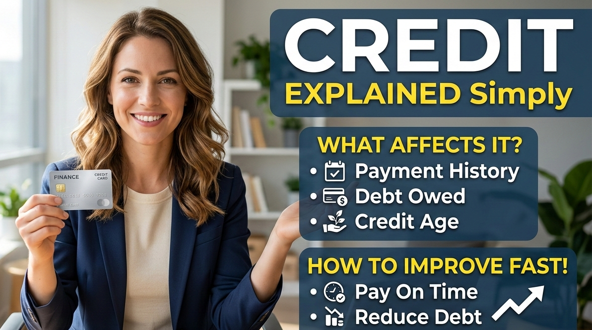 Improve credit score India visual with CIBIL score factors