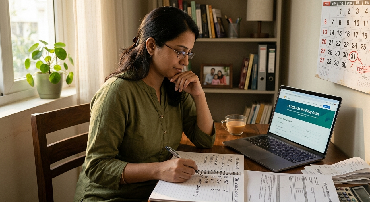 Salaried employee in India planning smart tax saving tips before March 31 deadline