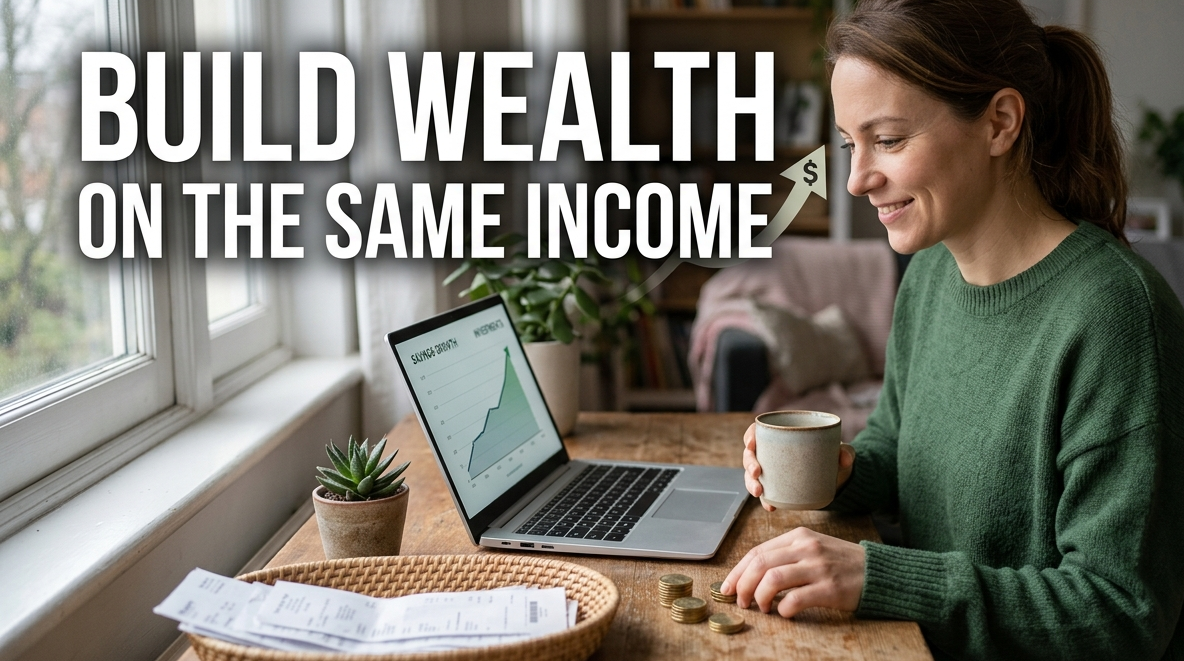 Middle-class Indian family building wealth steadily without increasing their monthly income